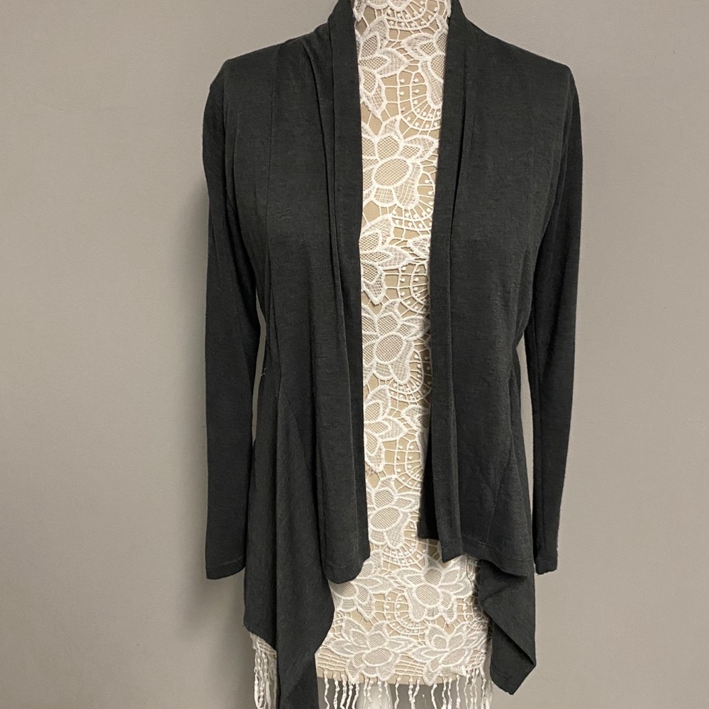 Grey cardigan